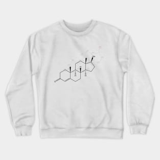 Testosterone Molecule Crewneck Sweatshirt